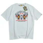 Футболка Bape Three Small Animals With Stars "White"