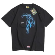 Футболка Bape Print Captain America "Black"