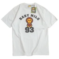 Футболка Bape Little Monkey On Numbers "White"