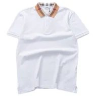 Поло Burberry Plaid Collar