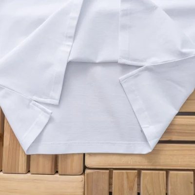 Поло Burberry Plaid Collar "White" фото № 7