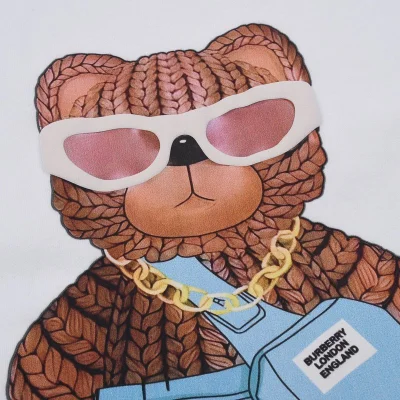 Футболка Burberry From All Sides "White" фото № 6