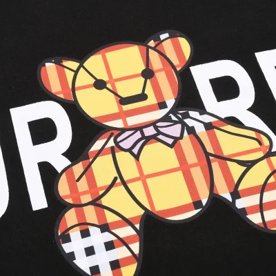 Футболка Burberry Checkered Toy And Logo "Black" фото № 4