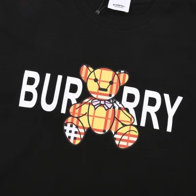 Футболка Burberry Checkered Toy And Logo "Black" фото № 5