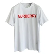 Футболка Burberry Free Logo "White/Red"