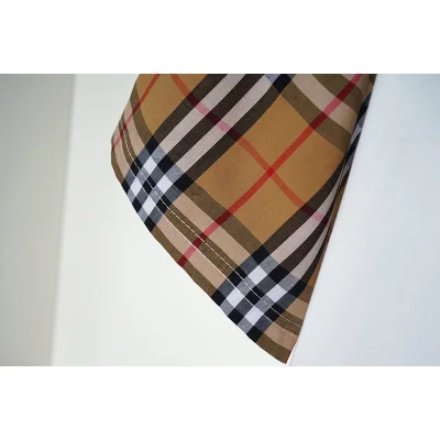 Футболка Burberry Plaid Sleeves "White" фото № 5