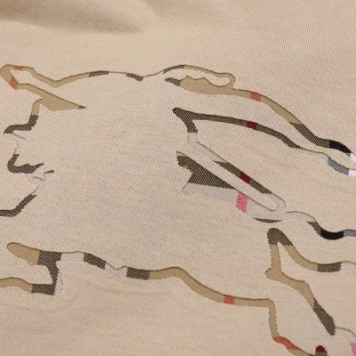 Футболка Burberry Wide With Logo "Beige" фото № 2