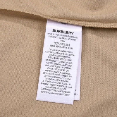 Футболка Burberry Wide With Logo "Beige" фото № 3