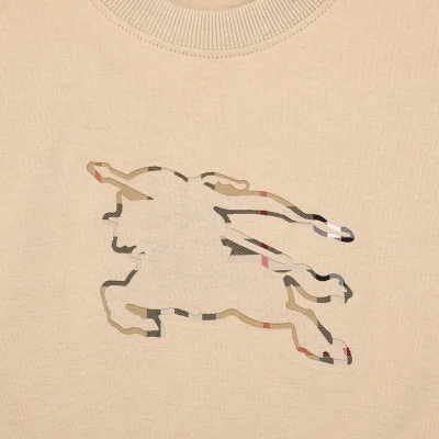 Футболка Burberry Wide With Logo "Beige" фото № 5