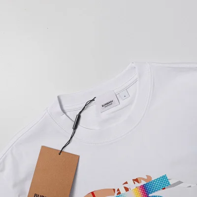 Футболка Burberry Colorful Logo B "White" фото № 2