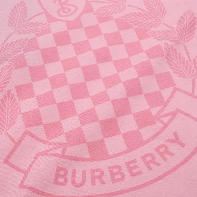 Футболка Burberry With An Emblem "Pink" фото № 5
