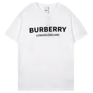 Футболка Burberry Logo And Inscription London England "White"