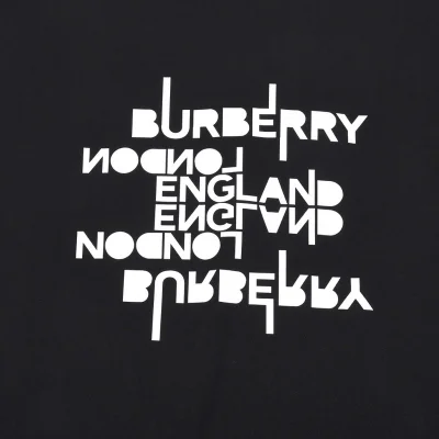 Футболка Burberry Reflection Text "Black" фото № 2