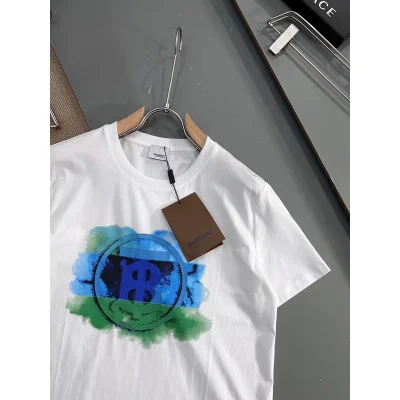 Футболка Burberry Planet Earth "White" фото № 2