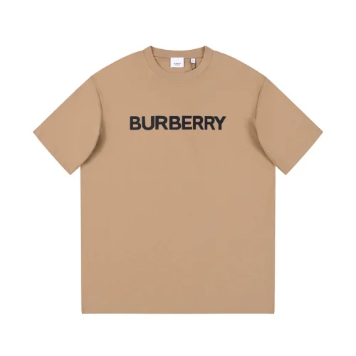 Футболка Burberry With The Brand Name "Brown"