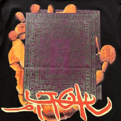 Футболка Cactus Jack Merch Book Decorated By Patterns "Black" фото № 6