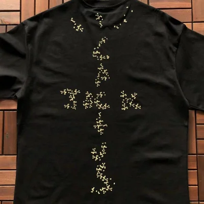 Футболка Cactus Jack Merch Big Logo From Dots "Black" фото № 5