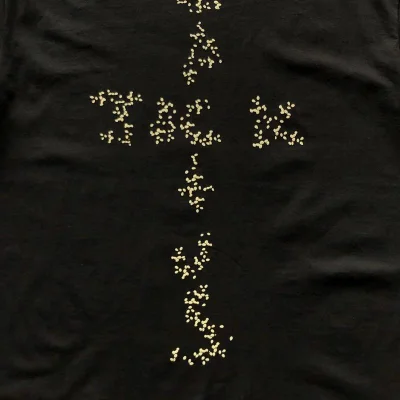 Футболка Cactus Jack Merch Big Logo From Dots "Black" фото № 6