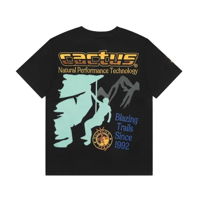 Футболка Cactus Jack Merch Blazing Trails’92 "Black" фото № 2