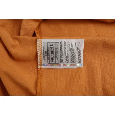 Футболка Carhartt Pocket With A Small Logo "Beige/Orange" фото № 6