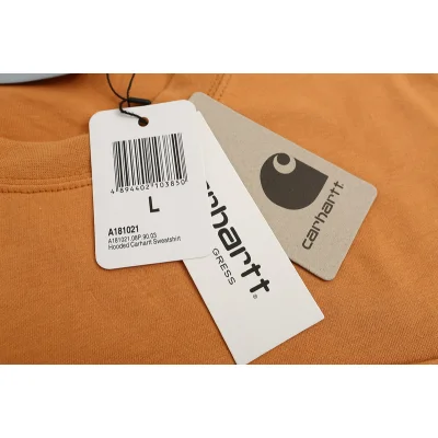 Футболка Carhartt Pocket With A Small Logo "Beige/Orange" фото № 3