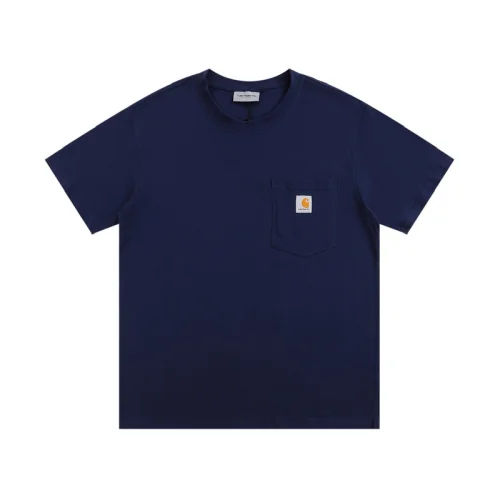 Футболка Carhartt Pocket With A Small Logo "Blue/Black"