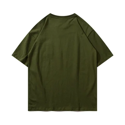 Футболка Carhartt Cotton With A Logo On The Pocket "Olive" фото № 2