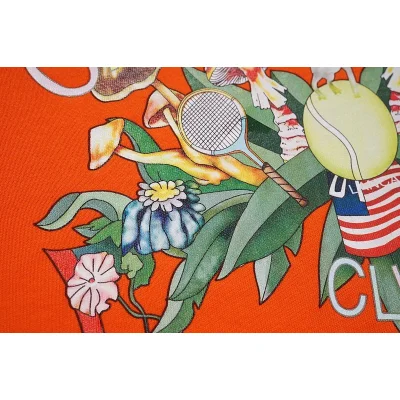 Футболка Casablanca Mushroom Glade Print "Orange" фото № 2