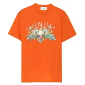 Футболка Casablanca Mushroom Glade Print "Orange"
