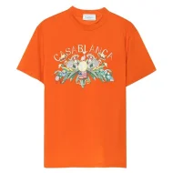 Футболка Casablanca Mushroom Glade Print "Orange"