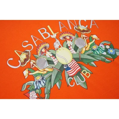 Футболка Casablanca Mushroom Glade Print "Orange" фото № 6