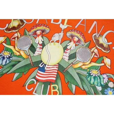 Футболка Casablanca Mushroom Glade Print "Orange" фото № 7