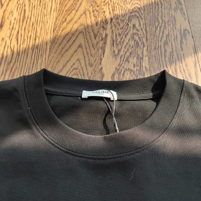 Футболка Celine Base With Logo "Black" фото № 4