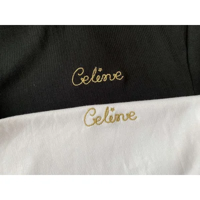 Футболка Celine Logo With Star "White" фото № 4