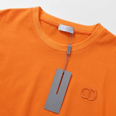 Футболка Christian Dior Basic "Orange" фото № 4