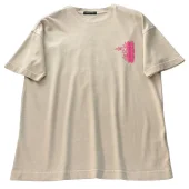 Футболка Chrome Hearts Vertical Inscription "Cream"