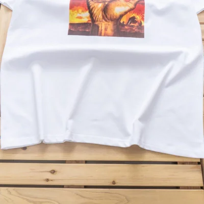 Футболка Corteiz Chisel Hands Before Fire "White" фото № 5