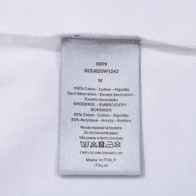 Футболка Dior Imprint Paint "White" фото № 3