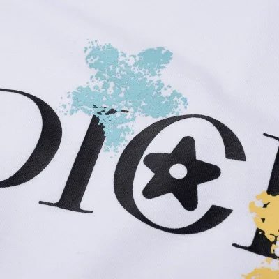 Футболка Dior Imprint Paint "White" фото № 5