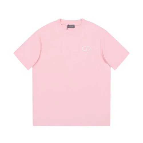 Футболка Dior Basic Collection With Small Logo "Pink"