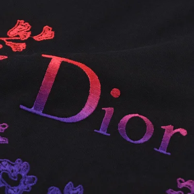 Футболка Dior With Wreath Of Flowers "Black" фото № 3 Футболка Dior With Wreath Of Flowers "Black" фото № 3