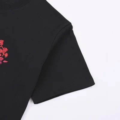 Футболка Dior With Wreath Of Flowers "Black" фото № 6 Футболка Dior With Wreath Of Flowers "Black" фото № 6