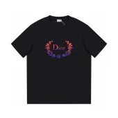 Футболка Dior With Wreath Of Flowers "Black"