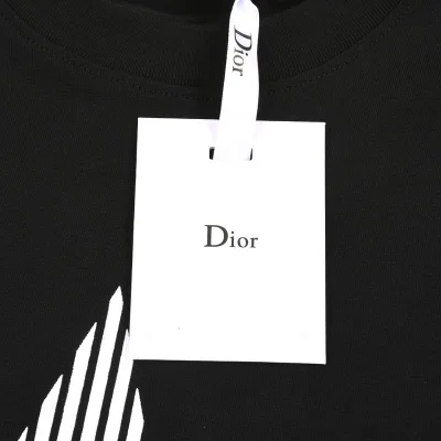 Футболка Dior Striped Star "Black" фото № 3