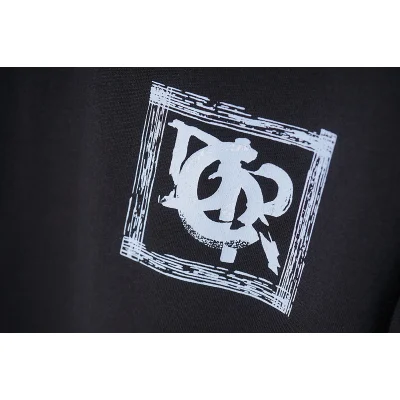 Футболка Dior With Monogrammed Logo "Black" фото № 2