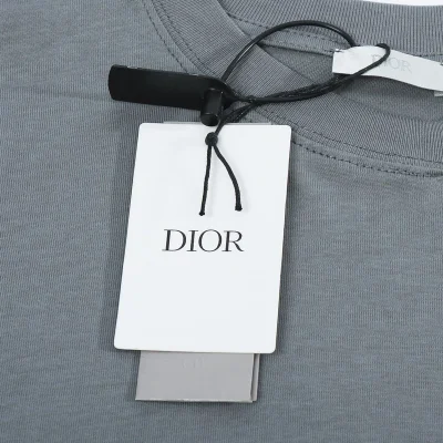 Футболка Dior With An Abbreviation "Gray/Blue" фото № 8