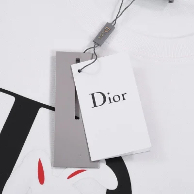 Футболка Dior White Rabbit "White" фото № 6