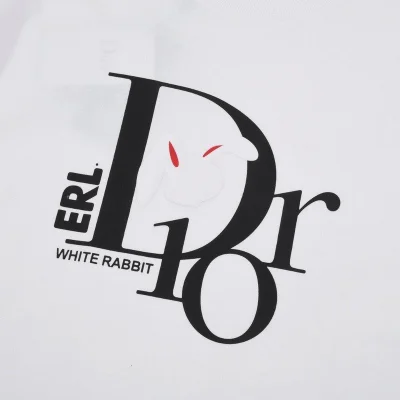 Футболка Dior White Rabbit "White" фото № 8