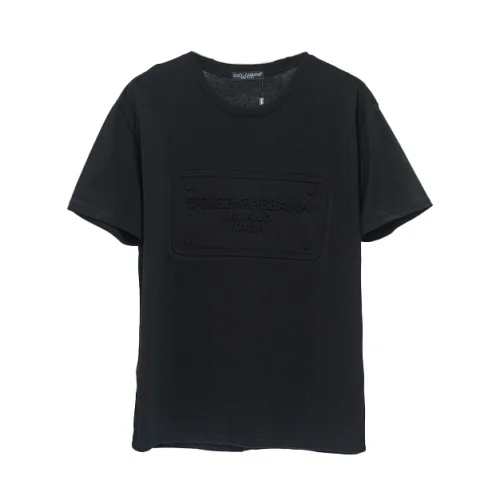 Футболка Dolce Gabbana Tactile Logo "Black"