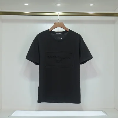 Футболка Dolce Gabbana Tactile Logo "Black" фото № 2